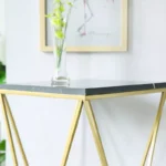 ⁦طاولة خدمة من الاستيل المذهب⁩ - الصورة ⁦4⁩