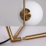 ⁦مصباح مودرن استيل مذهب شيك⁩ - الصورة ⁦4⁩