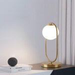 ⁦مصباحين جانبيين من الاستيل المذهب⁩ - الصورة ⁦2⁩