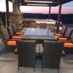 ⁦سفرة طعام خارجية مميزة مع كراسي⁩ - الصورة ⁦2⁩