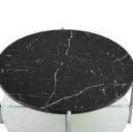 ⁦طاولة قهوة دائرية رخام فخمة⁩ - الصورة ⁦3⁩