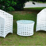 جلسة خارجية كلاسيك طاولة مع كرسيين