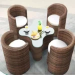 ⁦جلسة خارجية مميزة من كراسي و طاولة شيك⁩ - الصورة ⁦4⁩