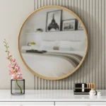 مرايا جداريه اسبانى باطار ذهبي مميز