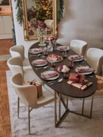 ⁦طاولة طعام دائرية تصميم ايطالى مميز⁩ - الصورة ⁦3⁩