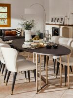 ⁦طاولة طعام دائرية تصميم ايطالى مميز⁩ - الصورة ⁦2⁩