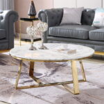 ⁦طاولة قهوة مودرن شيك رخامية⁩ - الصورة ⁦2⁩