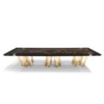 ⁦طاولة طعام رخام فاخرة بتصميم اسبانى مع كراسي⁩ - الصورة ⁦5⁩