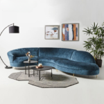 ⁦كنبة زاويه بتصميم ايطالى منحني⁩ - الصورة ⁦4⁩