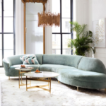 ⁦كنبة زاويه بتصميم ايطالى منحني⁩ - الصورة ⁦5⁩