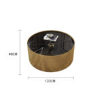 ⁦طاولة قهوة دائرية مودرن بتصميم ايطالى⁩ - الصورة ⁦7⁩