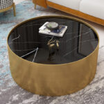 طاولة قهوة دائرية مودرن بتصميم ايطالى