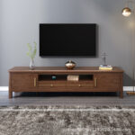 ⁦طاولة تلفاز من الخشب الفاخر تصميم ايطالى⁩ - الصورة ⁦2⁩