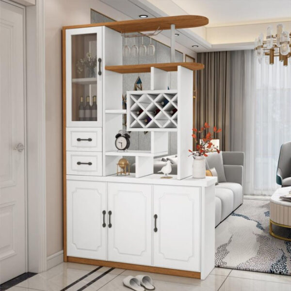 بارتشن مع خزانة احذية متعددة المميزات