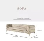 ⁦كنبة مجالس فخم بتصميم حديث⁩ - الصورة ⁦10⁩