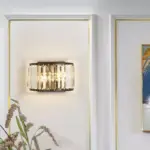 ⁦مصباح حائط دائرى شيك من الكريستال⁩ - الصورة ⁦4⁩