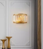 ⁦مصباح حائط دائرى شيك من الكريستال⁩ - الصورة ⁦5⁩