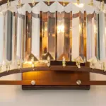 ⁦مصباح حائط دائرى شيك من الكريستال⁩ - الصورة ⁦7⁩