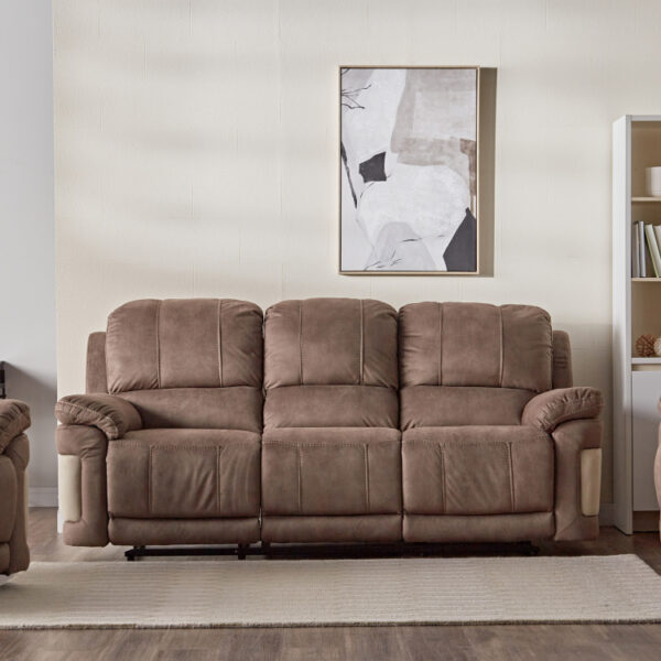 كنبة استرخاء ثلاثية المقاعد قابلة للضبط