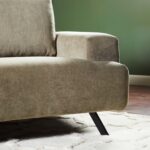 ⁦كنبة مقعدين قماش بتصميم أفوندال⁩ - الصورة ⁦3⁩