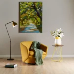 ⁦كرسي مودرن بمسند ذراعين بتصميم أورلا⁩ - الصورة ⁦4⁩