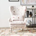 ⁦كرسي مودرن بمسند ذراعين وظهر مرتفع⁩ - الصورة ⁦2⁩