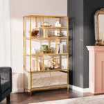 ⁦خزانة كتب بتصميم حديث و متين⁩ - الصورة ⁦2⁩