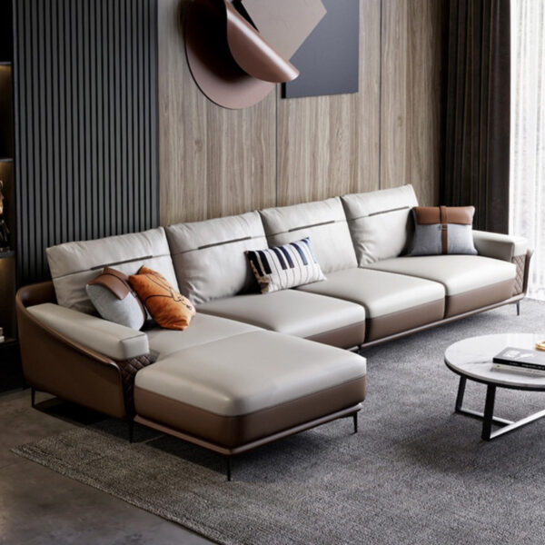 كنبة زاويه بتصميم فريد و حديث