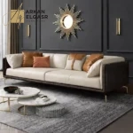 كنب مودرن جلد ايطالي فاخر