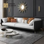 كنب مودرن جلد ايطالي فاخر