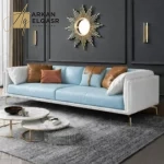 كنب مودرن جلد ايطالي فاخر