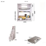 ⁦سرير دورين بتصميم فخم متعدد المزايا⁩ - الصورة ⁦7⁩