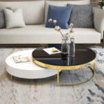 ⁦طاولة قهوة ثنائية بتصميم بسيط⁩ - الصورة ⁦4⁩