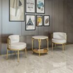 ⁦طقم طاولة جانبية مع كرسيين⁩ - الصورة ⁦5⁩