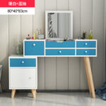 ⁦تسريحة مع مرآة قابلة للطي مع كرسي⁩ - الصورة ⁦6⁩