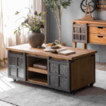 ⁦طاولة قهوة بتصميم ريفي جميل⁩ - الصورة ⁦3⁩