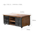 ⁦طاولة قهوة بتصميم ريفي جميل⁩ - الصورة ⁦5⁩