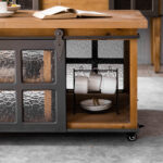 ⁦طاولة قهوة بتصميم ريفي جميل⁩ - الصورة ⁦4⁩