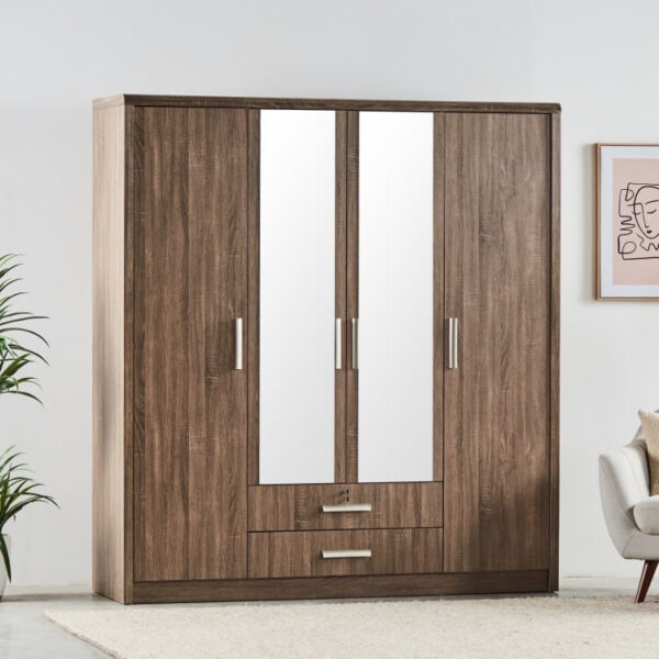 خزانة ملابس 4 أبواب - ساترن