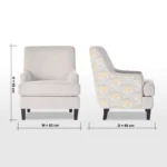 ⁦كرسي استرخاء بتصميم بسيط⁩ - الصورة ⁦4⁩