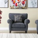 ⁦كرسي مفرد بمساند ذراعين دائرية⁩ - الصورة ⁦2⁩