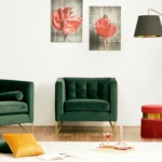 ⁦كرسي مودرن مريح مع ارجل ستيل صلبة⁩ - الصورة ⁦2⁩