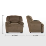 ⁦كرسي مفرد مريح و عصري⁩ - الصورة ⁦4⁩