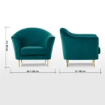 ⁦كرسي استرخاء مريح و عصري⁩ - الصورة ⁦5⁩