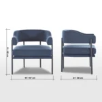 ⁦كرسي مفرد مصمم بتفاصيل استثنائية⁩ - الصورة ⁦3⁩