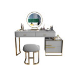 ⁦تسريحة مودرن شيك مع مقعد ومرآة⁩ - الصورة ⁦4⁩