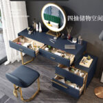 ⁦تسريحة مودرن شيك مع مقعد ومرآة⁩ - الصورة ⁦6⁩