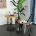 ⁦طاولة خدمة مزدوجة بتصميم ريفي⁩ - الصورة ⁦3⁩