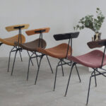 ⁦كرسي جلد بتصميم مودرن⁩ - الصورة ⁦8⁩