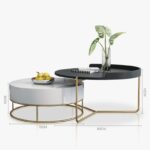 ⁦طاولة قهوة مزدوجة بتصميم فاخر⁩ - الصورة ⁦4⁩